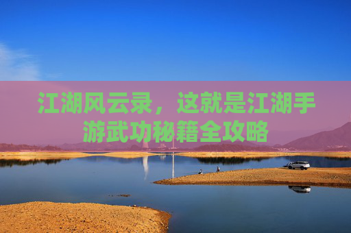 江湖风云录，这就是江湖手游武功秘籍全攻略