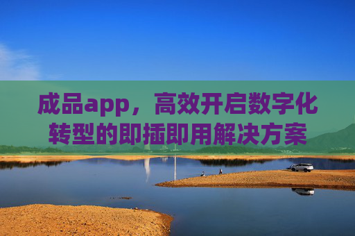成品app,高效开启数字化转型的即插即用解决方案 成品app,高效开启数字化转型的即插即用解决方案