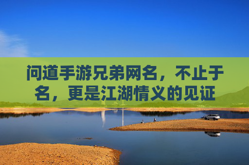 问道手游兄弟网名，不止于名，更是江湖情义的见证