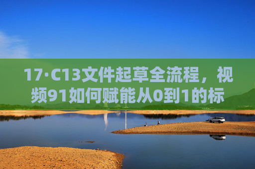 17·C13文件起草全流程,视频91如何赋能从0到1的标准化实践 17·C13文件起草全流程,视频91如何赋能从0到1的标准化实践