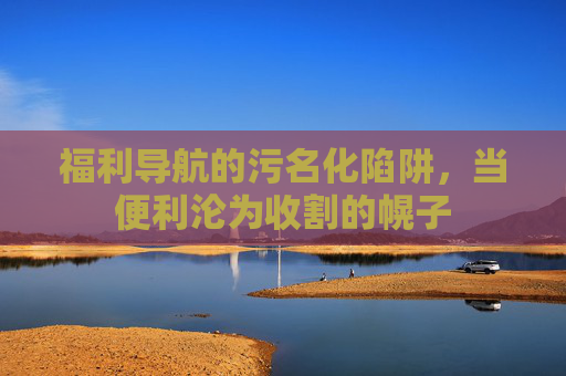 福利导航的污名化陷阱,当便利沦为收割的幌子 福利导航的污名化陷阱,当便利沦为收割的幌子