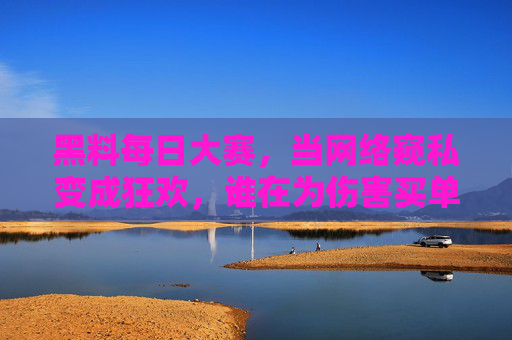 黑料每日大赛,当网络窥私变成狂欢,谁在为伤害买单? 黑料每日大赛,当网络窥私变成狂欢,谁在为伤害买单?
