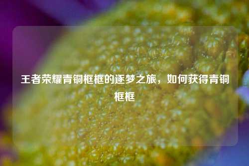 王者荣耀青铜框框的逐梦之旅,如何获得青铜框框