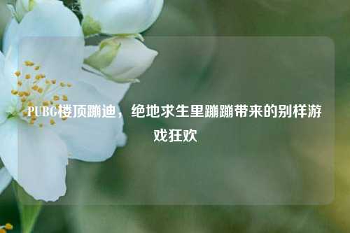 PUBG楼顶蹦迪，绝地求生里蹦蹦带来的别样游戏狂欢