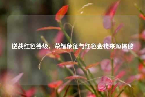 逆战红色等级，荣耀象征与红色金钱来源揭秘