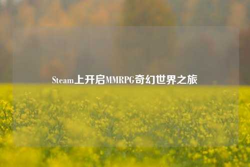 Steam上开启MMRPG奇幻世界之旅