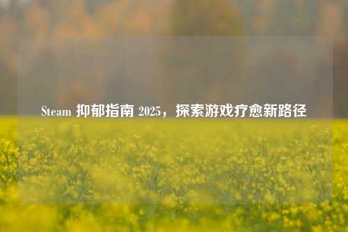 Steam 抑郁指南 2025,探索游戏疗愈新路径