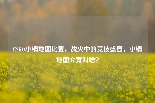 CSGO小镇地图比赛,战火中的竞技盛宴,小镇地图究竟叫啥?