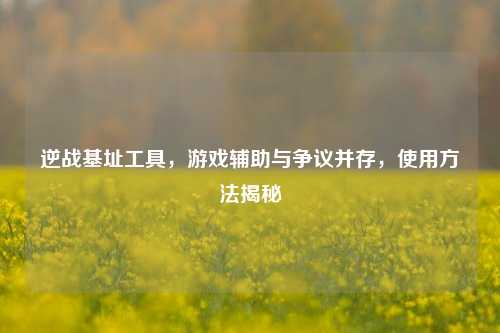 逆战基址工具,游戏辅助与争议并存,使用方法揭秘