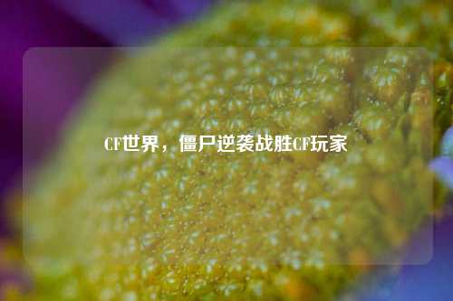 CF世界,僵尸逆袭战胜CF玩家