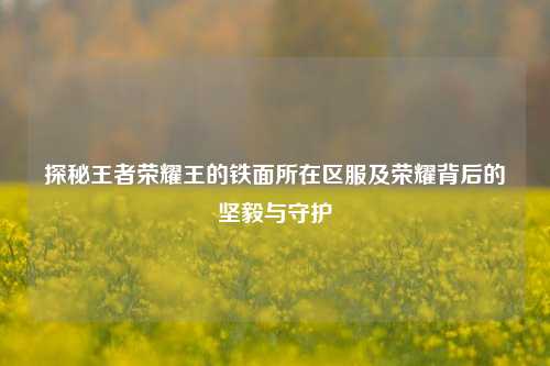 探秘王者荣耀王的铁面所在区服及荣耀背后的坚毅与守护