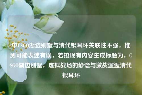 中CSGO湖边别墅与清代银耳环关联性不强,推测可能表述有误,若按现有内容生成标题为,CSGO湖边别墅,虚拟战场的静谧与激战邂逅清代银耳环