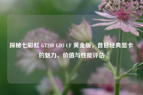 探秘七彩虹 GT240 GD3 CF 黄金版,昔日经典显卡的魅力、价值与性能评估